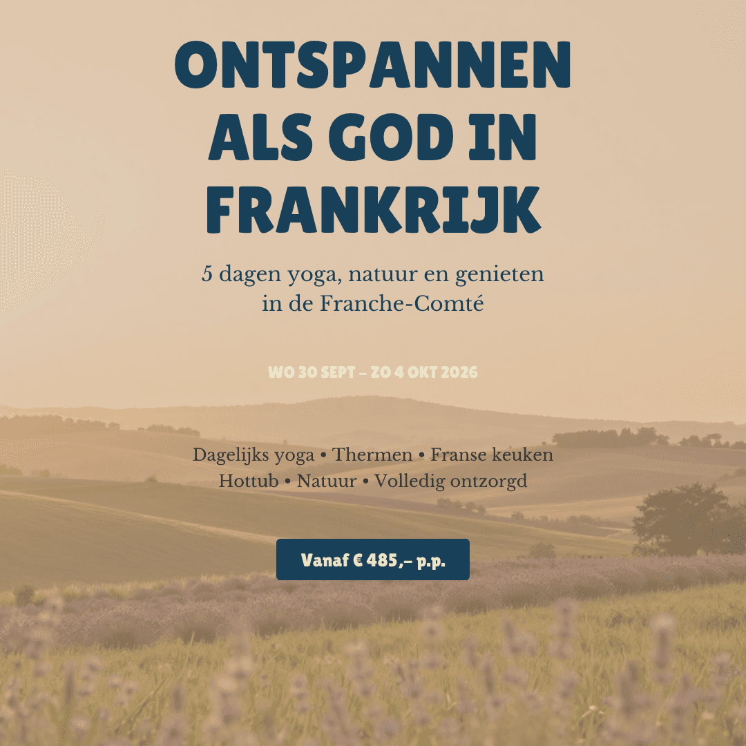Ontspannen als god in Frankijk