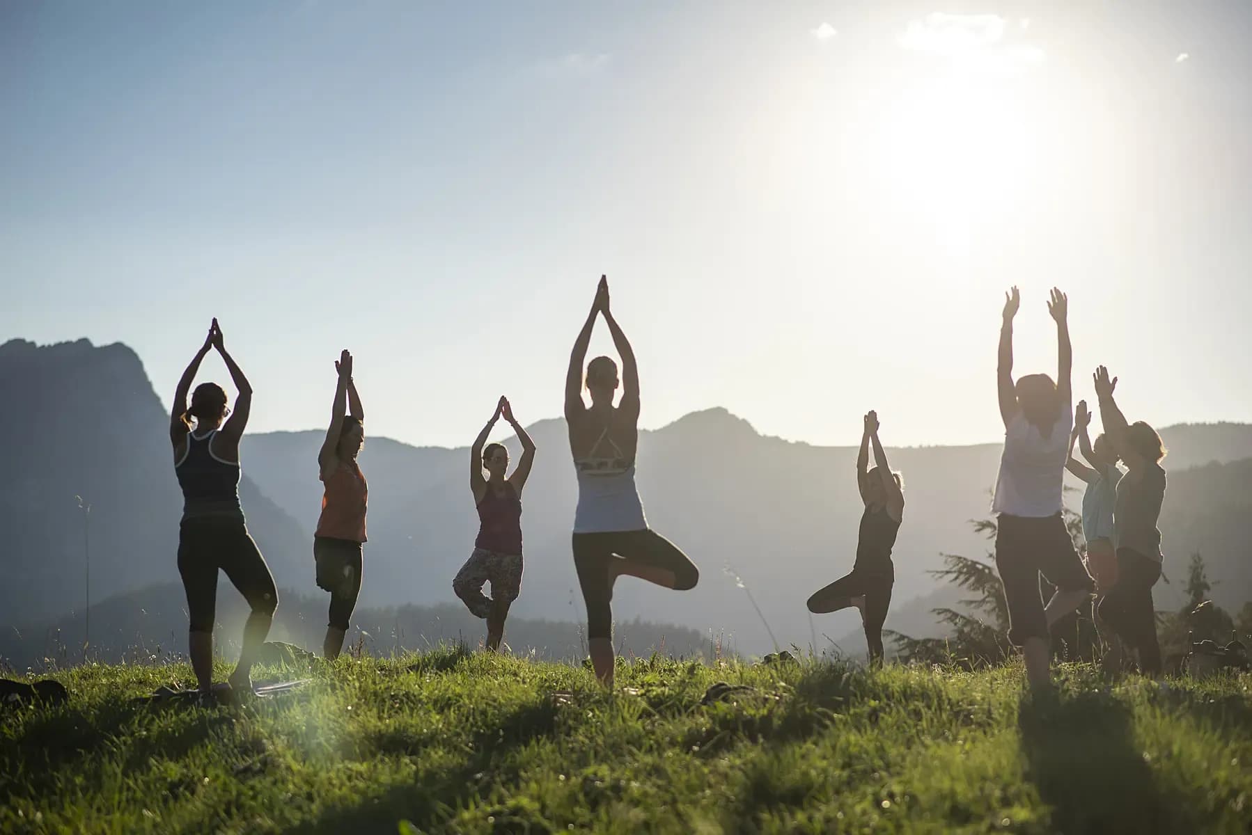 Yoga doen in alle rust